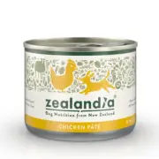 ZEALANDIA Chicken Pate For Dogs 185g 24 cans