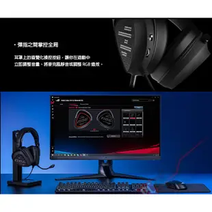 華碩 ASUS ROG Delta S Animate AI抗噪 動態編程燈效 遊戲耳機 PCPARTY