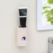 Automatic Toothpaste Dispenser Toothbrush Holder Wall Mounted for-.-