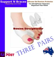Silicon Gel Bunion Protector Toe Straightener Separator Alignment Pain Relief