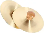 UPKOCH Mini Cymbals 1 Pair Hand Cymbals for Bands Drums and Cultural Celebrations