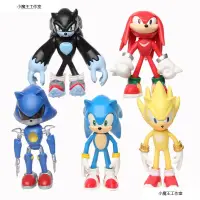 在飛比找蝦皮購物優惠-New 12cm 5pcs/set Sonic Figure