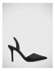[Wittner] Quannah Satin Textile Slingback in Black