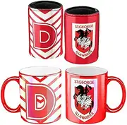 St George Dragons NRL Metallic Mug and Can Cooler Pack
