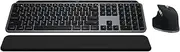 Logitech MX Keys S Combo for Mac, Wireless Keyboard and Mouse with Palm Rest, Backlit Keyboard, Fast Scroll Wireless Mouse, Bluetooth USB C for MacBook Pro, MacBook Air, iMac, iPad