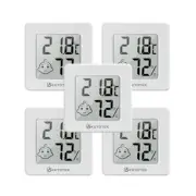 5Pcs Ketotek Mini Digital Hygrometer Thermometer Humidity Monitor With Battery