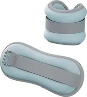 Oshhni 2 Pieces Wrist Weights Ankle Weights Cuffs Arm Weights for Men Women Leg Weight Straps for Fitness Aerobics Yoga Gymnastics