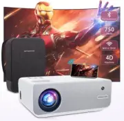 ONOAYO Projector 4K With WiFi And Bluetooth Supported, 1080P FHD Movie Projector