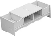 SEWACC Desktop Monitor Stand Riser with Height Computer Holder for Laptop Monitor Ergonomic Office Shelf Organizer Compact Design for Home Office Use