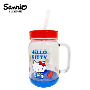 凱蒂貓 萬用沙拉罐馬克杯 500ml 日本製 吸管杯 馬克杯 Hello Kitty SKATER