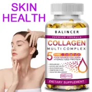 Collagen Multi Complex 5 Type,Skin,Hair,Nails,Joint,Gut,Digestive,Cardiovascular