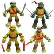 4pcs Teenage Mutant Ninja Turtles Action Figures Toys Model Dolls Kids Boys Girls Fans Playset Birthday Gifts