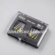 10 Pcs 1.2mm Dental Fiber Post Glass Set Refill Drill Thread Files Straight Pile