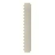 GumLeaf 2mm Hole 1200mm Classic Cream Corrugated Roof Gutter Guard
