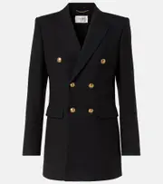 [Saint Laurent] Saint Laurent Wool gabardine blazer UK 8 black
