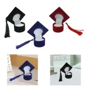 Graduation Cap Ring Box Graduation Gift Ring Holder Creative Shop Display for