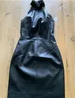 NWT Bailey 44 Hale Black Pleather Halter Dress, Size 2