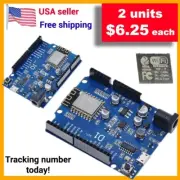 *2 units* WeMos D1 CH340 WiFi Board ESP8266 ESP-12F compatible w Arduino UNO IDE