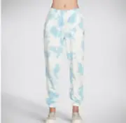 NWT - Skechers - BOBS Purrrfect Tie-Dye Joggers Pants - Comet Sea Stripe