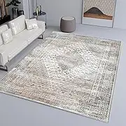 Width 60-140cm Anti-Slip Runner Rug - Washable Extra Long Carpet for Narrow Hallway, Stairs, Kitchen, Durable Backing,0.6m x 4.5m