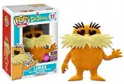 FLOCKED LORAX SDCC 11 DR SEUSS Funko Pop Vinyl New in Mint Box + Protector