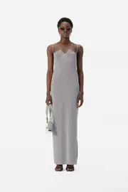 Selene Knit Dress Chrome Size 10 | Elka Collective