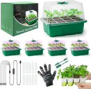 Seed Starter Tray- Complete Seedling Starter Kit Soft Silicone Pop-Out Cell Kit-