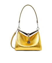 Etro Vela Laminated Mini Shoulder Bag One size golden