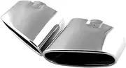 Pair Car Exhaust Tips Dual Tailpipe Muffler Tips Cover Stainless Steel Compatible For BMW X5 E70 E53 2000-2016 Car Styling Accessories