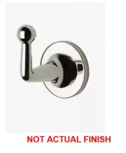 Waterworks 22-56671-30700 Dash Single Robe and Towel Hook UNLACQUERED BRASS New