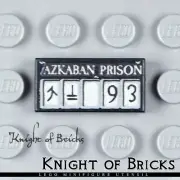 LEGO Minifigure BLACK Utensil 'AZKABAN PRISON' and Squares Black Runes