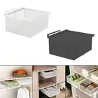 Hanging Pullout Drawer Basket Container for Laundry Room Under Table Cabinet