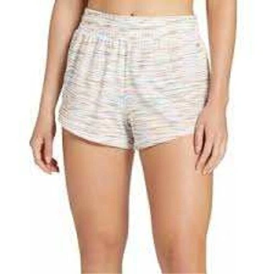DSG Sz Medium Girls (10-12) Green Peach White Stride SPF 50+ Short NWT