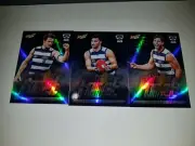 2019 select FOOTY STARS GEELONG CATS STRIKE FORCE TEAM SET 3 CARDS