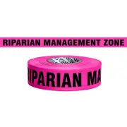 Presco Printed Flagging Tape: 1-1/2 in. x 50 yds. (Neon Pink/Black RIPARIAN MANA