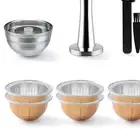 Eco-Friendly Stainless Steel Reusable Coffee Pods for Nespresso Vertuo Next