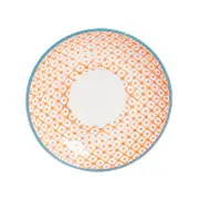 Nicola Spring Hand-Printed Cappuccino Saucer - Japanese Style Porcelain Teacup Plate - 14.5cm