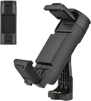 Labymos Universal Phone Holder Foldable Adjustable Rotatable Phone Clip Tr Mount with 1/4 Inch Screw Hole Cold Shoe Mount for Tr Microphone