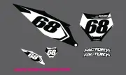 Factory Backing Custom Number plate backgrounds your number & name V6
