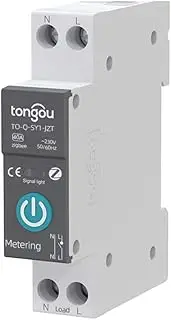 nt Circuit Breaker Wirel Remotes Control Din Rail Switch Mobilephone APP Remotes Viewing nt Home Equipment Timing Countdown Loop Timing Modes with Metering Function Multicolor 40A