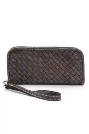 Bolsa Nova Woven Wallet in Chocolate at Nordstrom One Size
