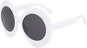 [Generic] Large Frame Men's And Women's Round Frame Sunglasses Party Outdoor Party Commuter Driver Sunglasses