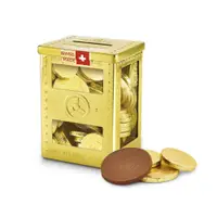 在飛比找PChome商店街優惠-瑞士金磚金幣巧克力200G