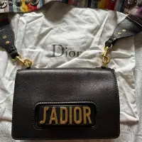 在飛比找蝦皮購物優惠-專櫃購入二手Dior jadior 大款 dior刺繡背帶 