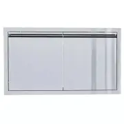Sunstone Stainless Steel 2-Door Access Door Unit Sleek Grip Panel Magnet Closure