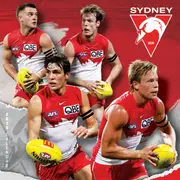 2025 AFL Sydney Swans Wall Calendar