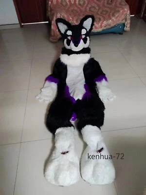 Furuit Long Fur Husky Dog Fox Role Playing Mascot Costume Hot Sale