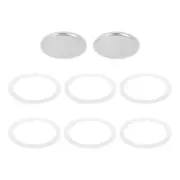 Aluminium Filter Replacement 82x71x5.5mm for 12-Cup Use Mocha Coffee Maker Pot
