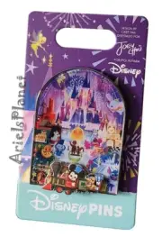 Disney Parks Joey Chou Art Cinderella Castle Magic Kingdom Mickey Mouse Pin