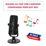 1pcs Maono AU-902 USB Cardioid Condenser Podcast Mic